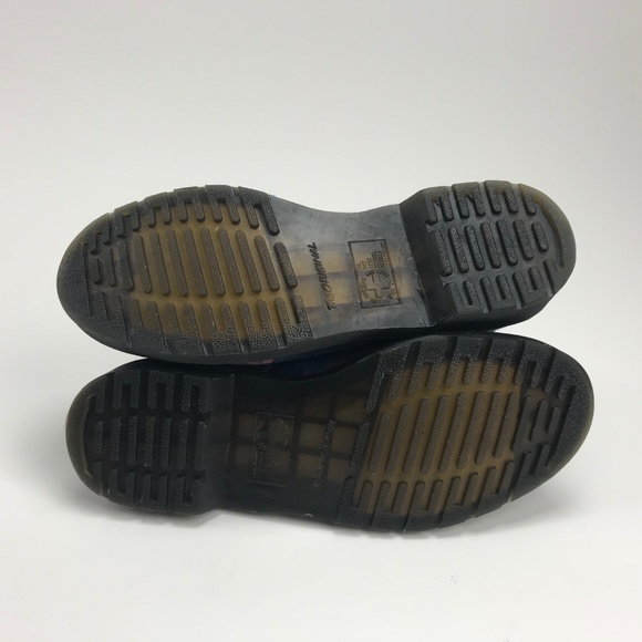 Dr Martens high tops Boots Blue Crushed velvet 7 - Picture 4 of 7